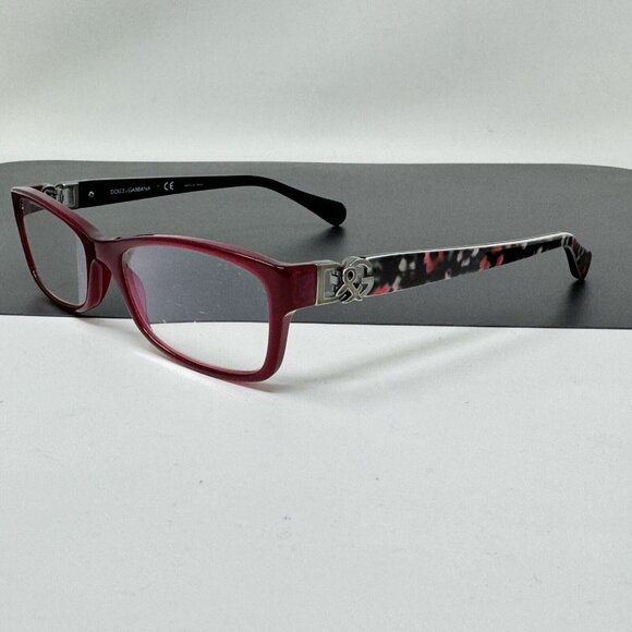 Dolce & Gabbana Eyeglasses DG 3147P 2782 Opal Bordeaux 53 [] 16 135 - Picture 3 of 12